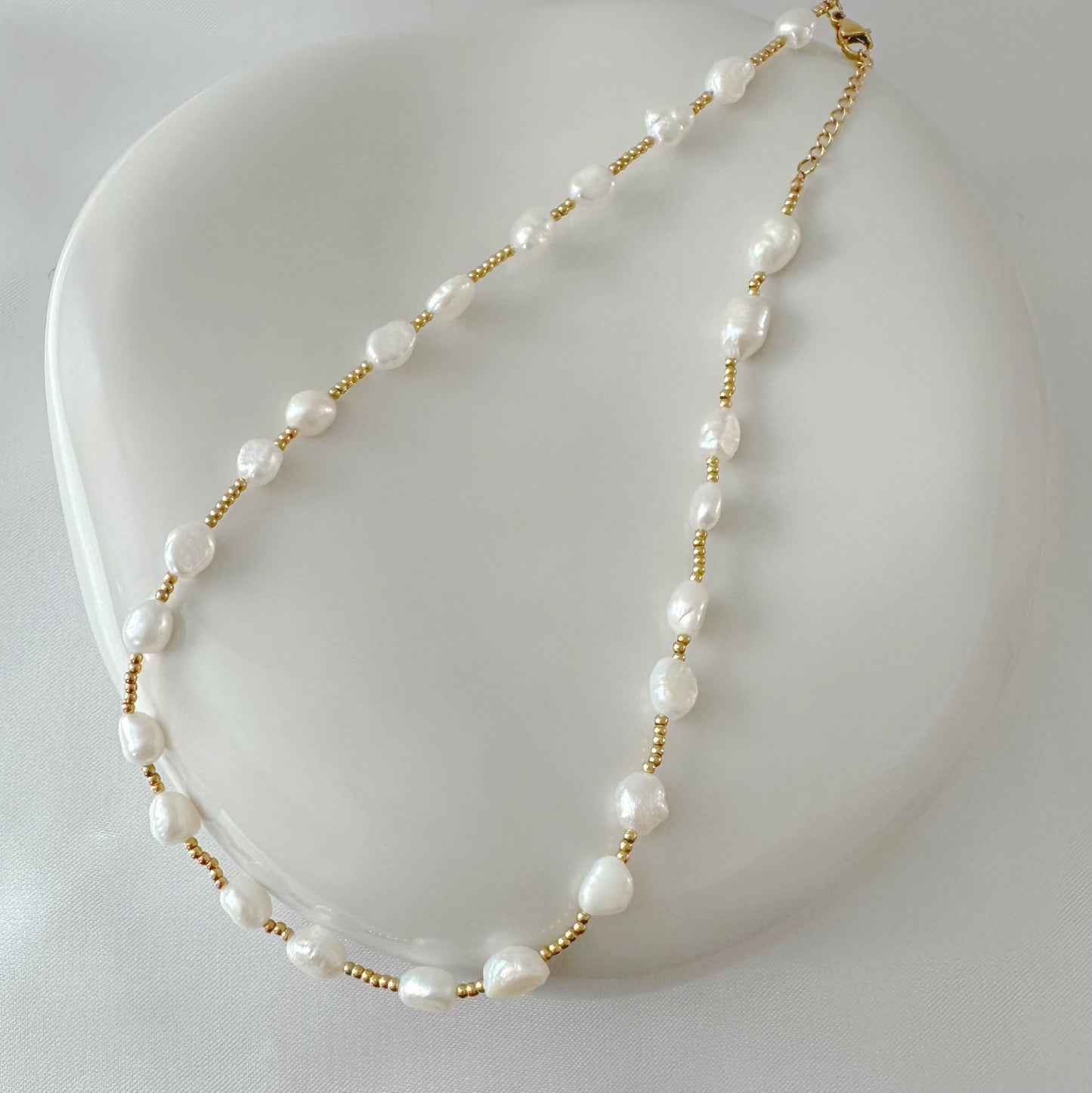 Atlas Pearl Necklace