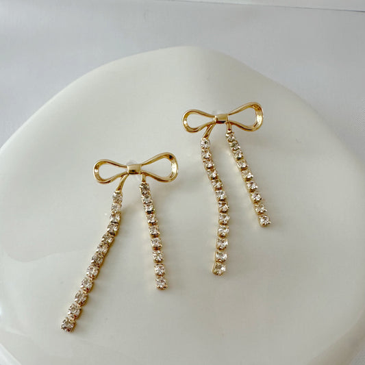 Bow Drop Earrings