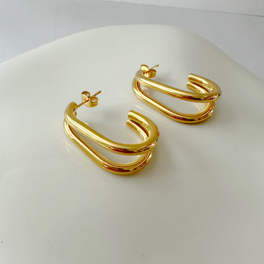 Jada Gold Hoops