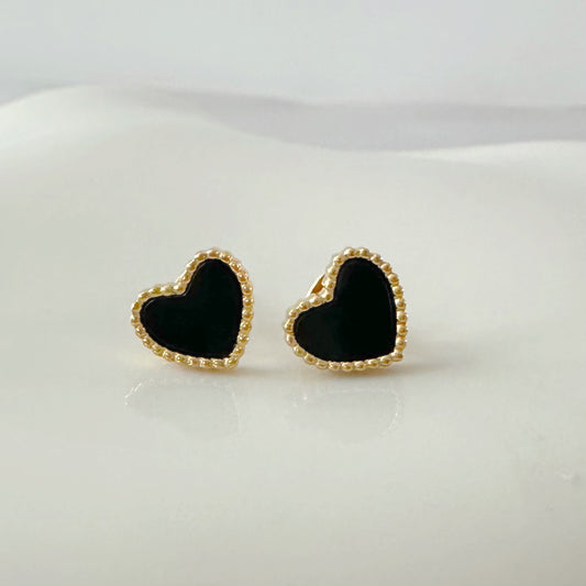 Heart Stud Earrings