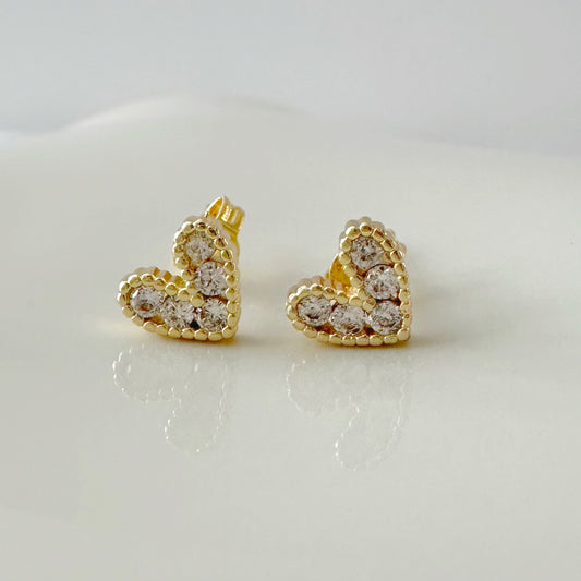 Lottie Heart Earrings