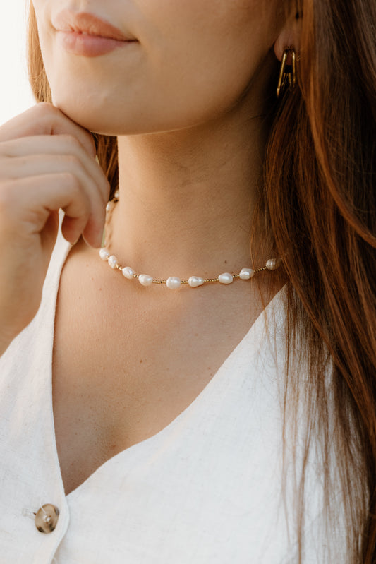 Atlas Pearl Necklace