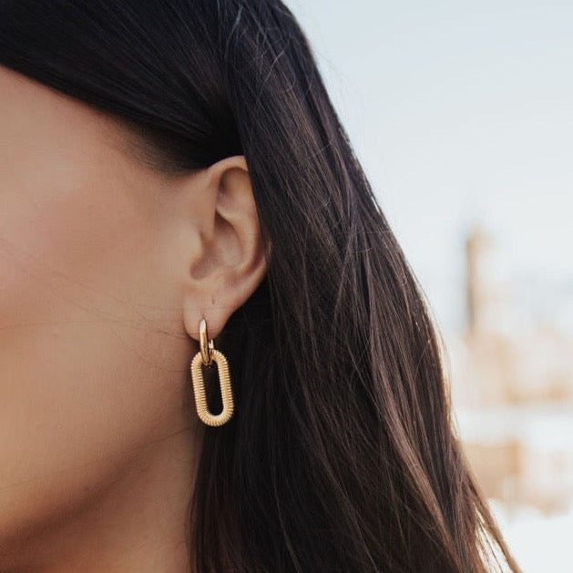 Archie Gold Hoops – Pure