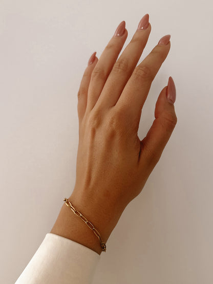 Paperclip Chain Bracelet