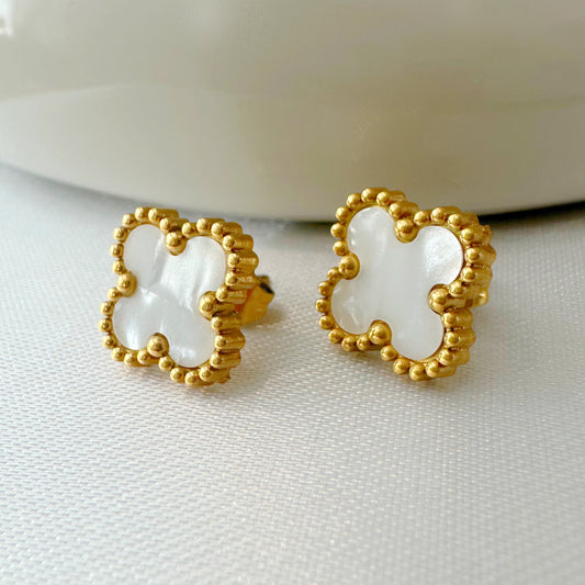 Claire Clover Studs