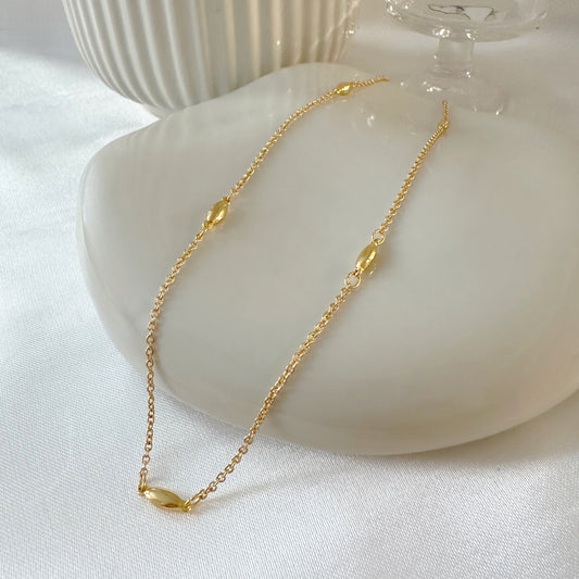 Gold Bead Necklace