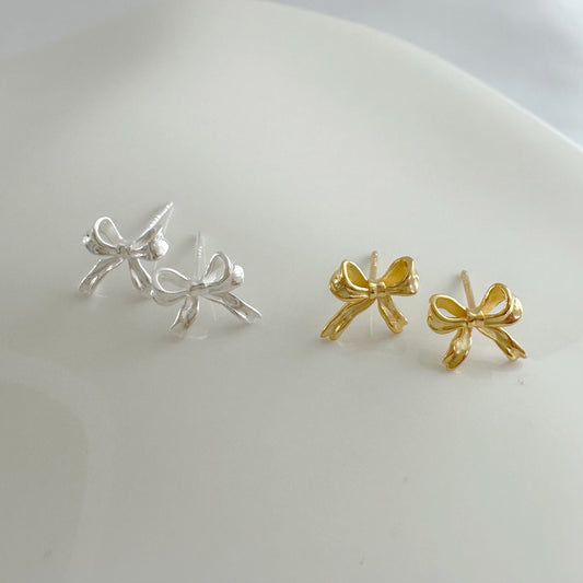 Mini Bow Stud Earrings