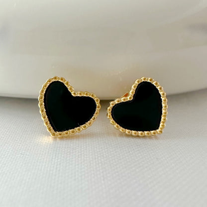 Heart Stud Earrings
